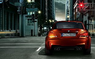 red BMW vehicle, car, BMW, vehicle, red cars