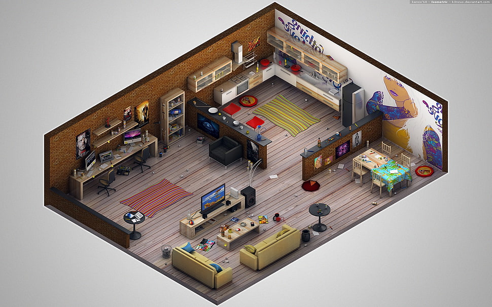 The Sims game application HD wallpaper