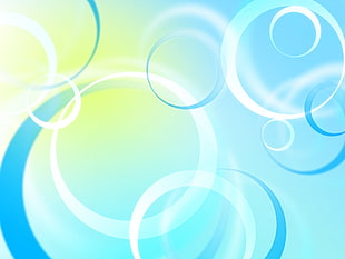 blue and white circle wallpaper