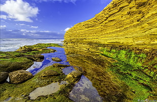 rock formation landscape photography HD wallpaper