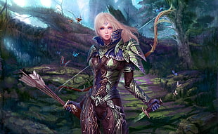 blonde haired archer character