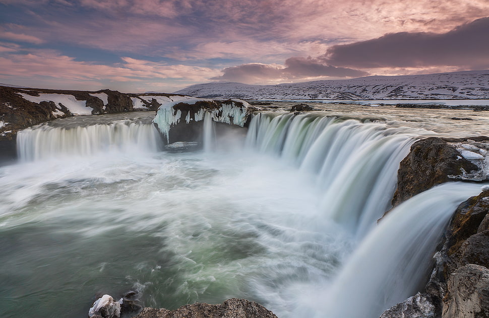 water falls, iceland HD wallpaper