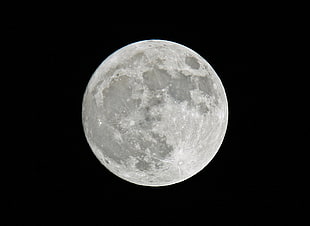 grayscale of planet, Moon, simple background, dark background