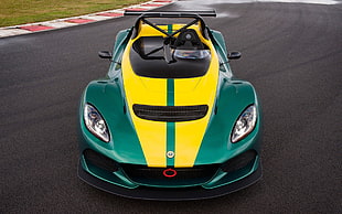 yellow an green racing car, Lotus, Lotus 3-Eleven
