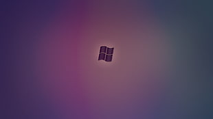 black and white USB cable, Microsoft Windows, minimalism, gradient