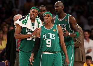 Boston Celtics players, NBA, basketball, Boston Celtics, Boston HD wallpaper
