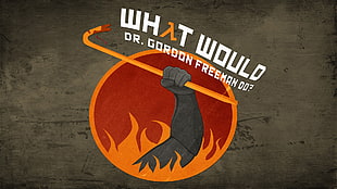 What Would Dr. Gordon Freeman do? logo HD wallpaper