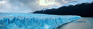 white iceberg, landscape, ice, mountains, Patagonia HD wallpaper
