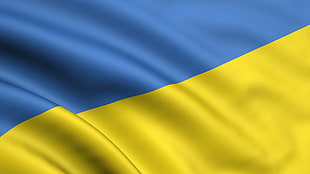 Yellow,  Blue,  Flag,  Ukraine