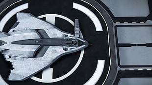 black and gray aircraft, Star Citizen, video games