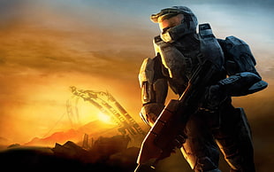 Halo Master Chief game cover, Halo, Master Chief