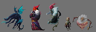 assorted characters illustration, Castlevania: Lords of Shadow, concept art, artwork