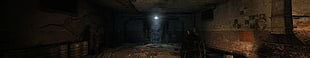 black and gray wooden cabinet, Metro 2033, video games