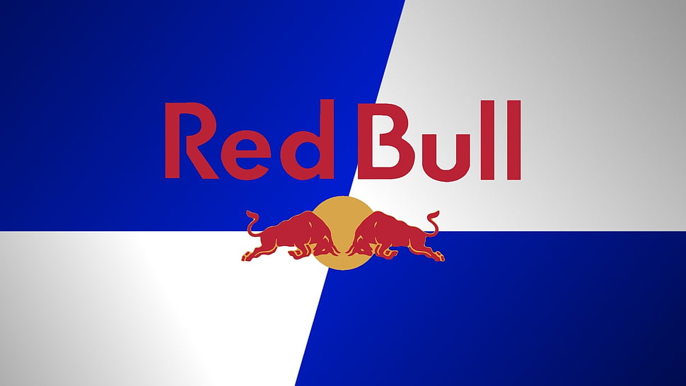 Red Bull logo, Red Bull, logo HD wallpaper