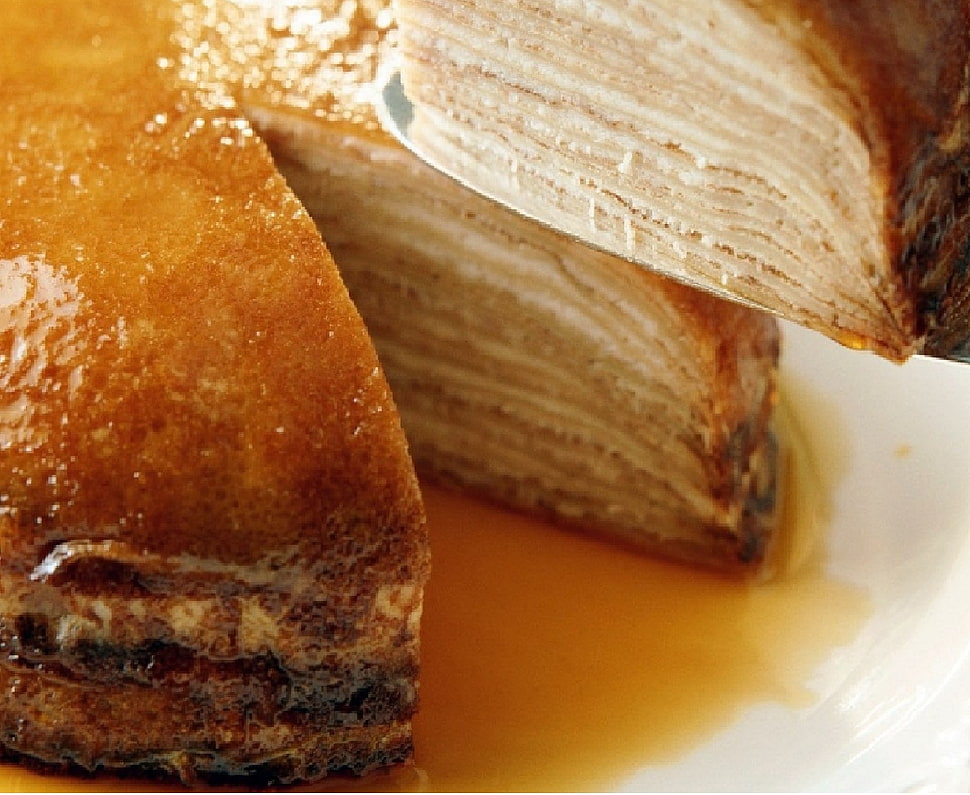 caramel cake HD wallpaper