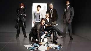 men's black suit, Fringe (TV series), Olivia Dunham, Dr. Walter Bishop, Peter Bishop