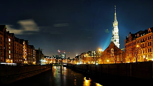 brown concrete high-rise buildings, architecture, city, cityscape, Hamburg HD wallpaper