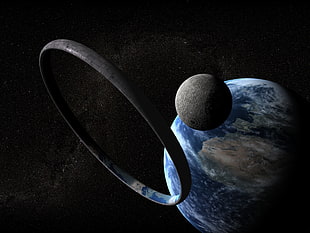 planet Earth digital wallpaper