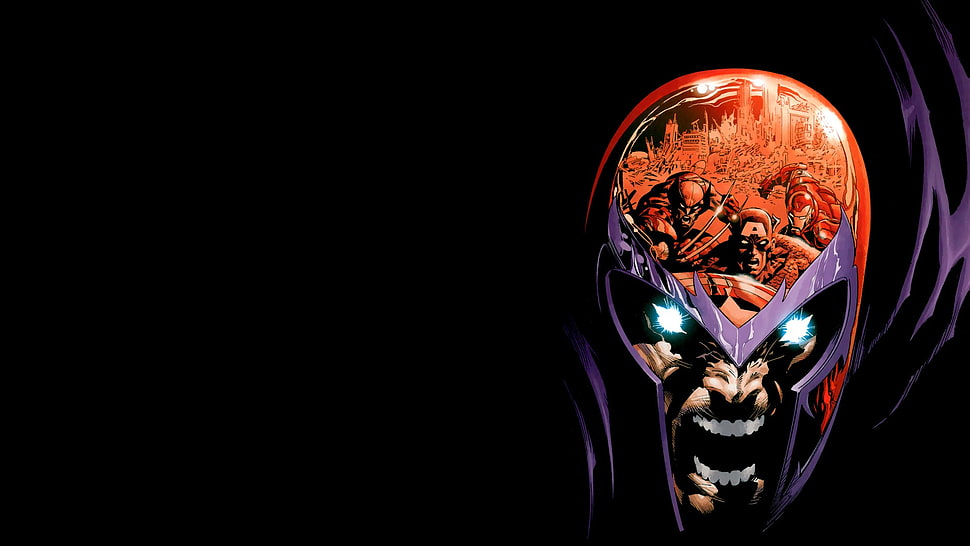 Marvel Magneto illustration, comics, Magneto, X-Men HD wallpaper