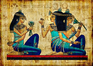 Egyptian women illustration