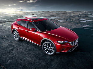Mazda,  Cx-4,  Red,  Side view HD wallpaper