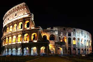 Colosseum, Rome, architecture, Colosseum, Rome