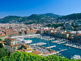 aerial photo of urban city, Nice (city)