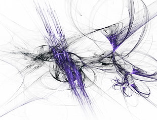 black and purple abstract wallpaper, abstract, fractal, digital art