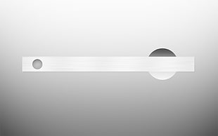 gray door handle, minimalism, digital art