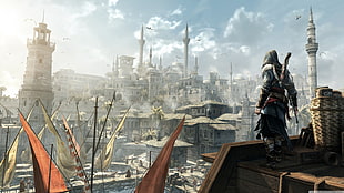 Assassin's Creed wallpaper, Assassin's Creed, Assassin's Creed Revelation, Ezio Auditore da Firenze, Konstantinopolis HD wallpaper