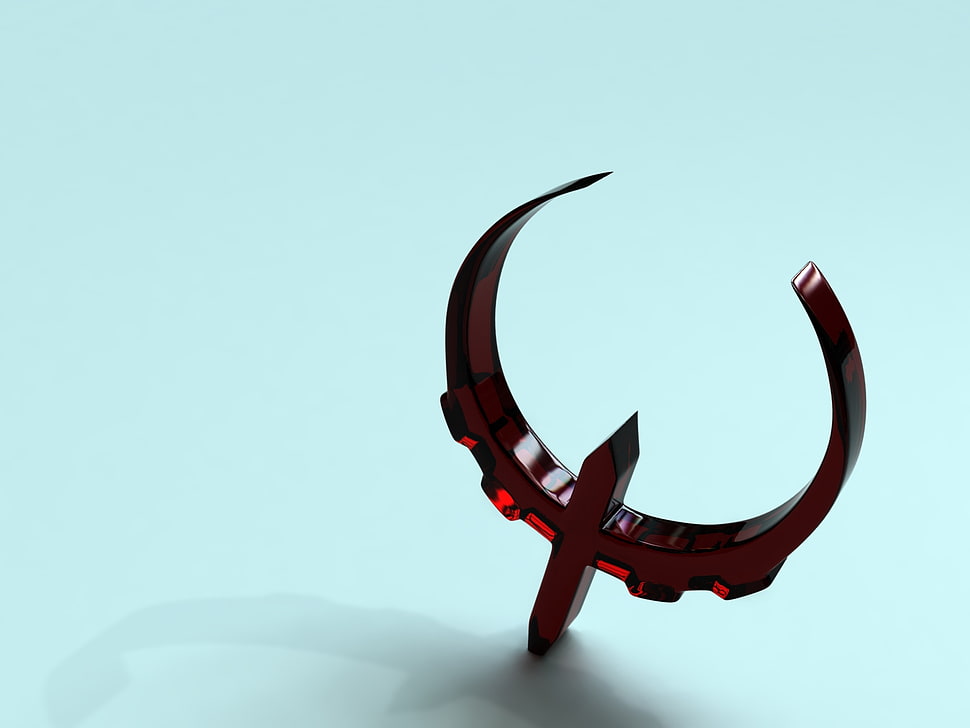 black and red device HD wallpaper