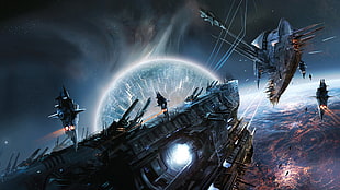 game digital wallpaper, science fiction