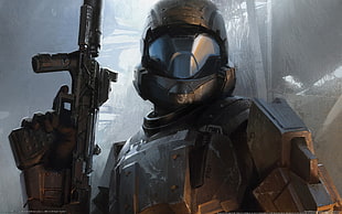 game application wallpaper, Halo, Halo 3: ODST, video games