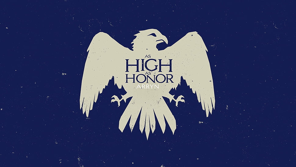 High as Honor eagle poster, Game of Thrones, House Arryn, sigils HD wallpaper