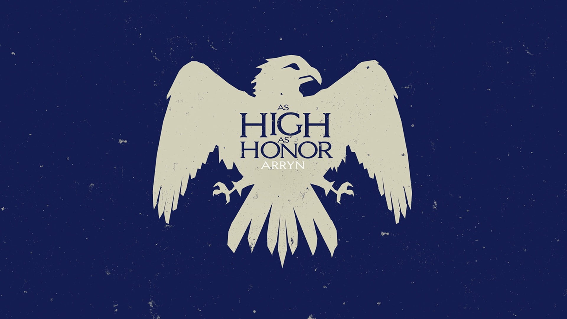 High as Honor eagle poster, Game of Thrones, House Arryn, sigils