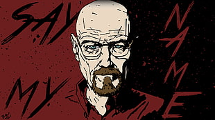Walter White illustration, Breaking Bad, Walter White, artwork HD wallpaper