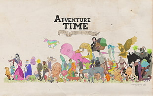 Adventure Time poster HD wallpaper