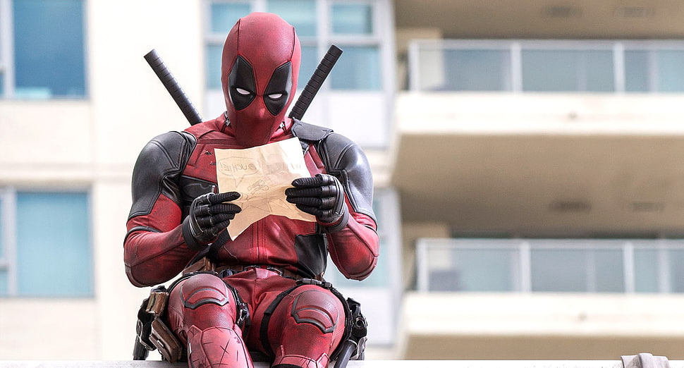 Dead Pool costume HD wallpaper