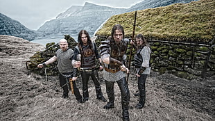 Tyr,  Warriors,  Band,  Mountains