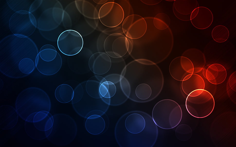 red blue and black bokeh photography HD wallpaper