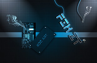 Fix It text on black background, logo