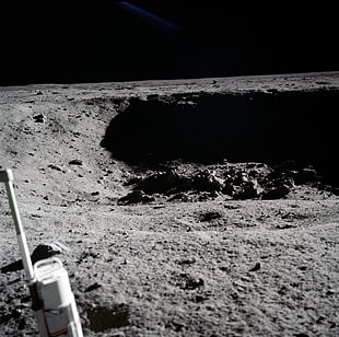 moon phoot, Apollo, Moon HD wallpaper