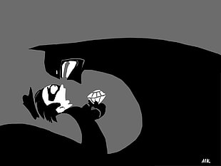 batman and robin illustration, Batman