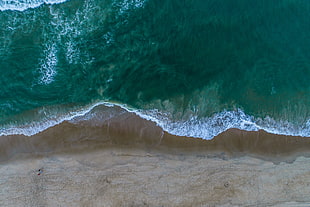 blue ocean water, nature, water, beach HD wallpaper