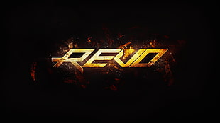 Revo logo, revolution , web design, abstract, texture