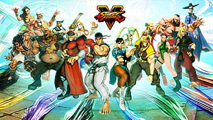 Street Fighter V illustration, Street Fighter, M. bison
