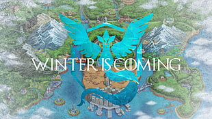 Winter is Coming text HD wallpaper
