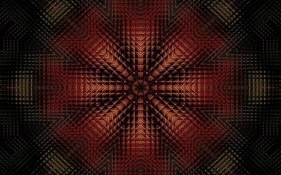 orange and black wallpaper HD wallpaper