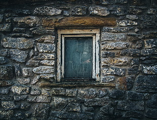 white wooden framed window HD wallpaper