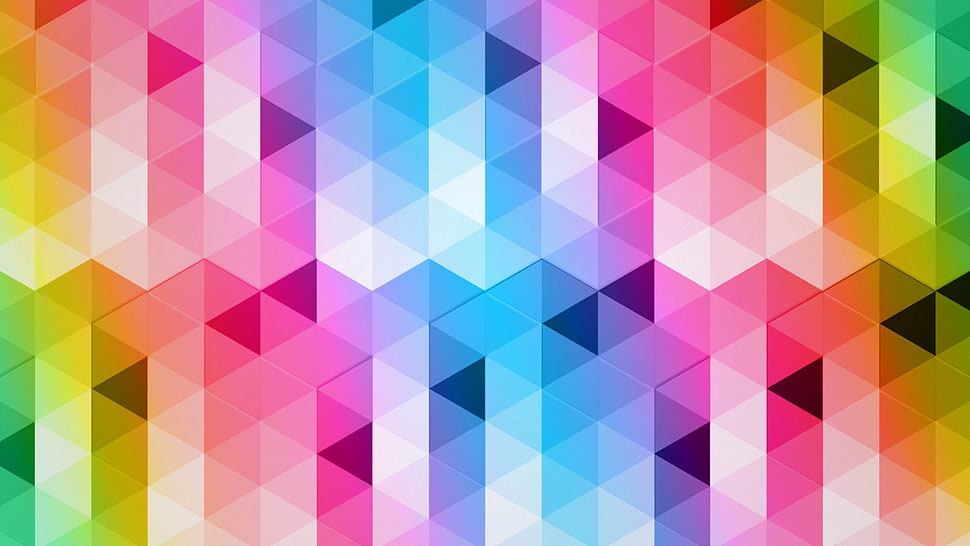 multicolored illustration HD wallpaper